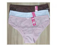 Трусы женские."Briefs for sleeping with lace inserts on the stomach" В упаковке 3 шт. Один размер. - Зображення 5/8