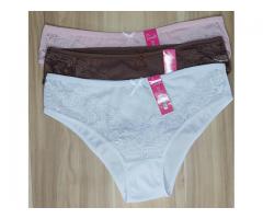 Трусы женские."Briefs for sleeping with lace inserts on the stomach" В упаковке 3 шт. Один размер. - Зображення 6/8
