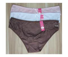 Трусы женские."Briefs for sleeping with lace inserts on the stomach" В упаковке 3 шт. Один размер. - Зображення 7/8