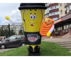 Надувная чашка кофе - Зображення 4/10