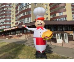 Надувной человечек реклама