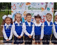 Шкільний жилет на дівчинку с полосками для дівчат