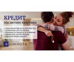 Кредит під заставу нерухомості в день звернення у Києві.