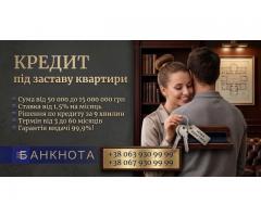 Гроші під заставу будинку або квартири в Києві — кредитування під нерухомість.